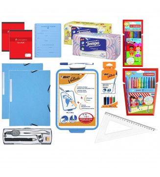 Kit de fournitures scolaires pour un·e élève de CE1/CE2
