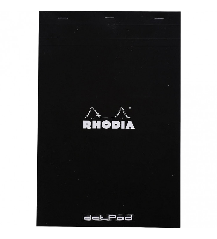 RHODIA 12558C - Geniet Notitieblok dotPad N°12 8,5 x 12 cm Oranje - Dot Stippen - 80 Afscheurbare Bladen - Clairefontaine Papier 80 g/m² - Soepele en Duurzame Gecoate Kartonnen Omslag
