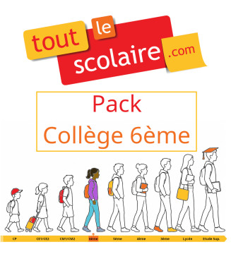 Kit de fournitures scolaires pour collégien·ne de 6ème