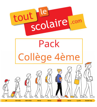 Kit de fournitures scolaires pour collégien·ne de 4ème