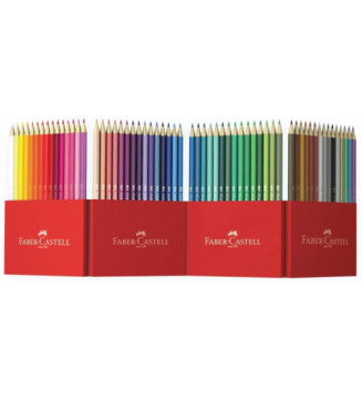 Etui de 60 crayons de couleur hexagonaux CASTLE