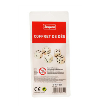 Coffret de 5 dés (16 mm)