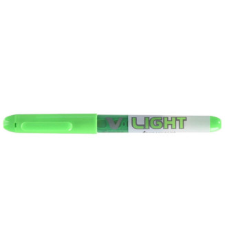 Surligneur de poche V-Light pointe biseautée encre liquide Vert