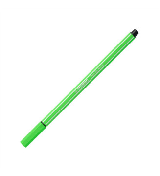 Pochette de 15 feutres de Dessin PEN 68 Pointe ogive Moyenne 1 mm dont 5 fluo