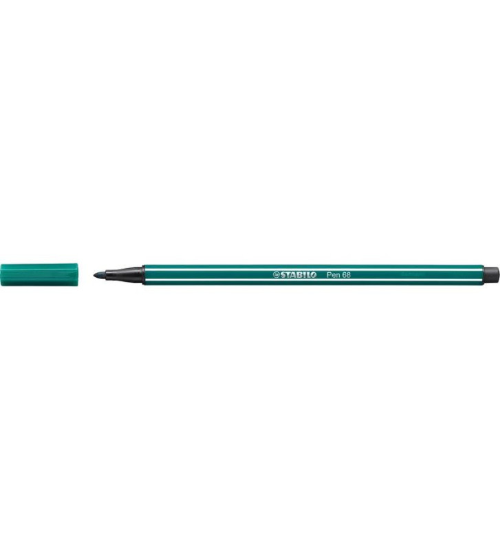 Feutre de Dessin PEN 68 Pointe ogive Moyenne 1 mm Vert bleu