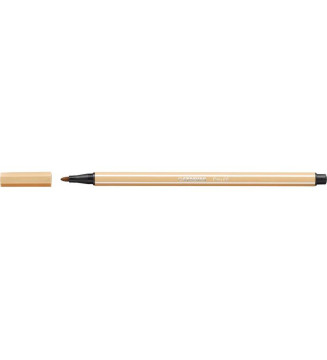 Feutre de Dessin PEN 68 Pointe ogive Moyenne 1 mm Ocre clair