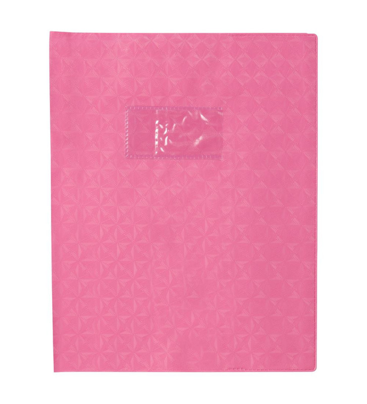 Protège-cahier Grain Losange 18/100ème 17x22 Rose