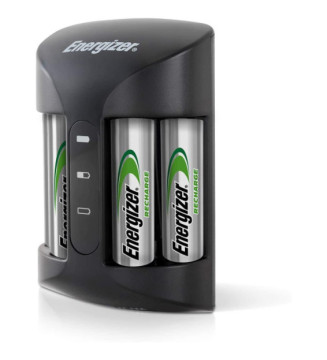 Chargeur universel Pro-charger avec 4 piles AA 2000mAh inclus