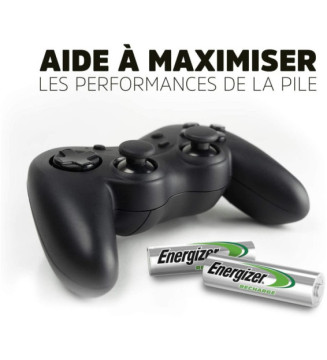 Chargeur universel Pro-charger avec 4 piles AA 2000mAh inclus