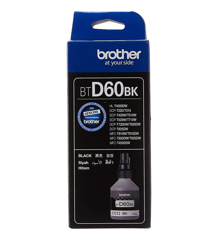 Cartouche Recharge d'encre BTD60BK 108ml Noir