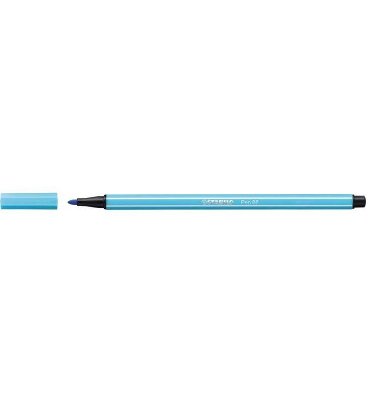 Feutre de Dessin PEN 68 Pointe Moyenne 1 mm Azur