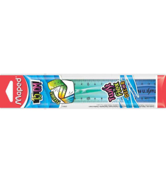 Twist'n Flex Règle 20 cm disponible en différents coloris Aléatoire