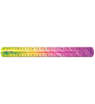 Twist'n Flex Règle 20 cm disponible en différents coloris Aléatoire
