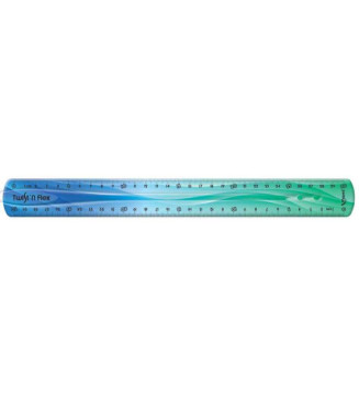 Twist'n Flex Règle 20 cm disponible en différents coloris Aléatoire