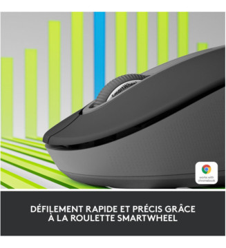 Signature M650 L Souris sans fil Grande Taille Silencieuse