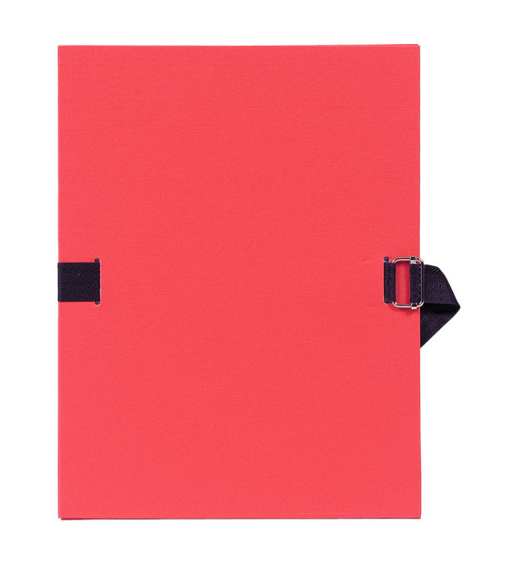 Chemise dos extensible papier - 24x32cm - Rouge