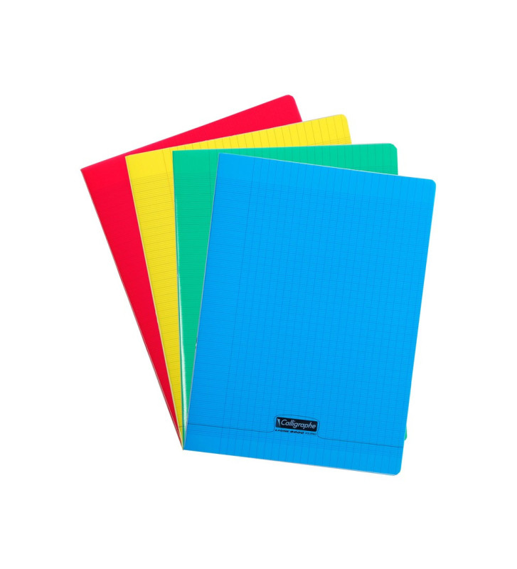 Cahier Piqué 8000 POLYPRO A4 21x29,7cm 96p Séyès 90g Coloris Aléatoire