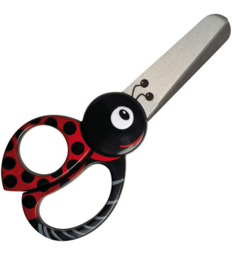 Ciseaux Enfants Coccinelle 13 cm droitiers et gauchers