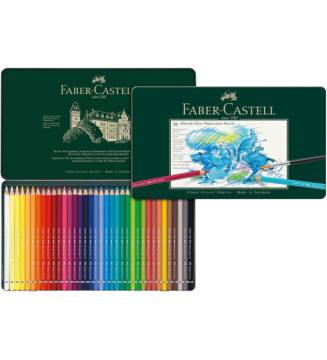 Boite métal de 36 crayons de couleur aquarellables ALBRECHT DÜRER
