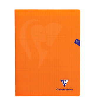 Cahier MIMESYS Piqué Polypro 24 x 32 cm 96 pages 90g Séyès Orange