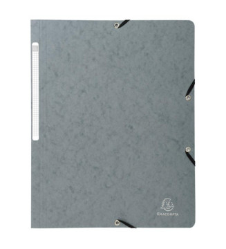 Chemise à élastiques sans Rabats carton 400g 24x32 cm Gris