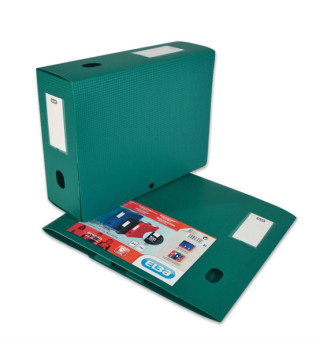 Boite Classement Polypropylène Memphis à Plat - Dos 100mm - 240x320mm - Vert