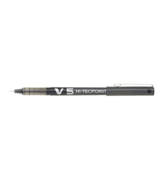 Stylo roller Hi-Tecpoint V5 Encre liquide Pointe Fine Noir