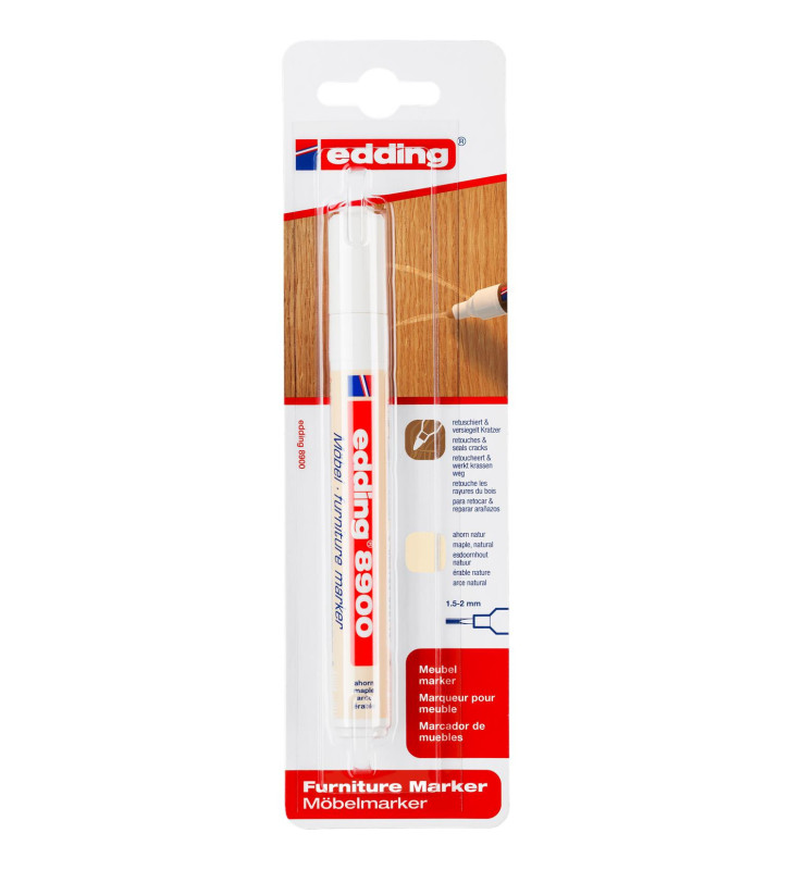 Marqueur pour meuble 8900 blister de 1 érable nature 1,5-2 mm