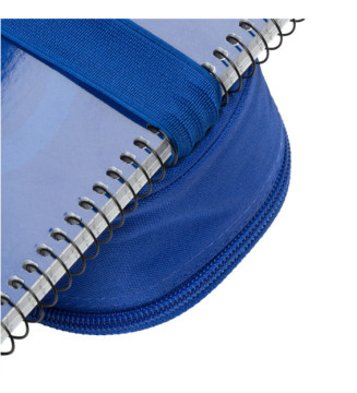 Trousse, polyester, oval, bleu