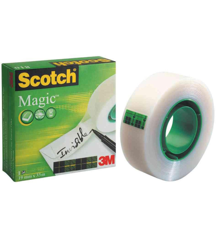 Ruban adhésif Magic 810 invisible 19 mm x 33 m