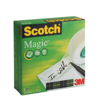 Ruban adhésif Magic 810 invisible 19 mm x 33 m