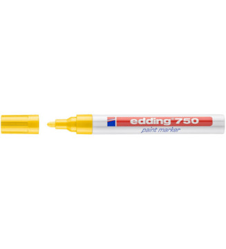 Marqueur Peinture 750 Jaune Pointe Ronde 2-4 mm