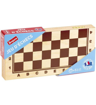 Jeux de Société-Jeu d'Echecs - Coffret Pliant en Bois