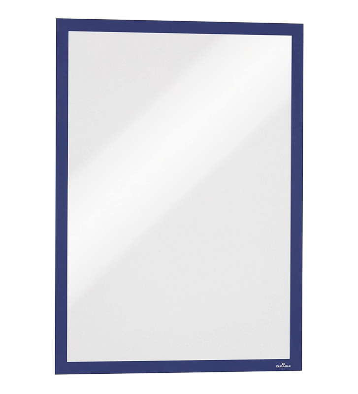 Sachet 5 Cadre d'Affichage DURAFRAME MAGNETIC A3 bleu fonce