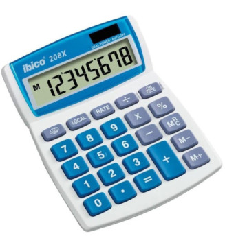 208X Calculatrice de Bureau Ecran Inclinable