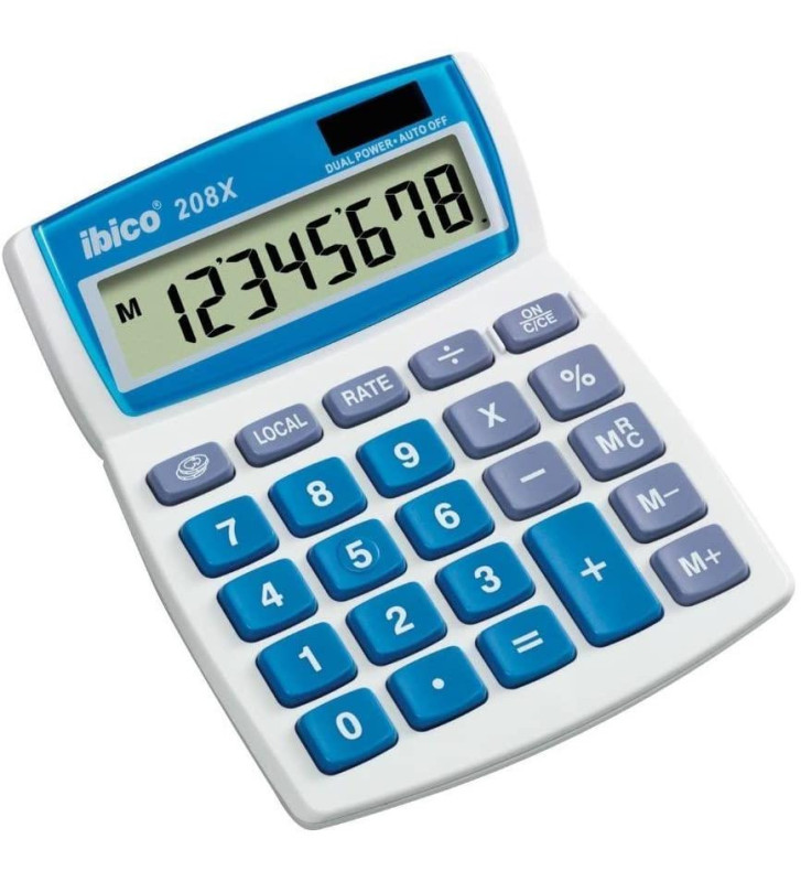 208X Calculatrice de Bureau Ecran Inclinable