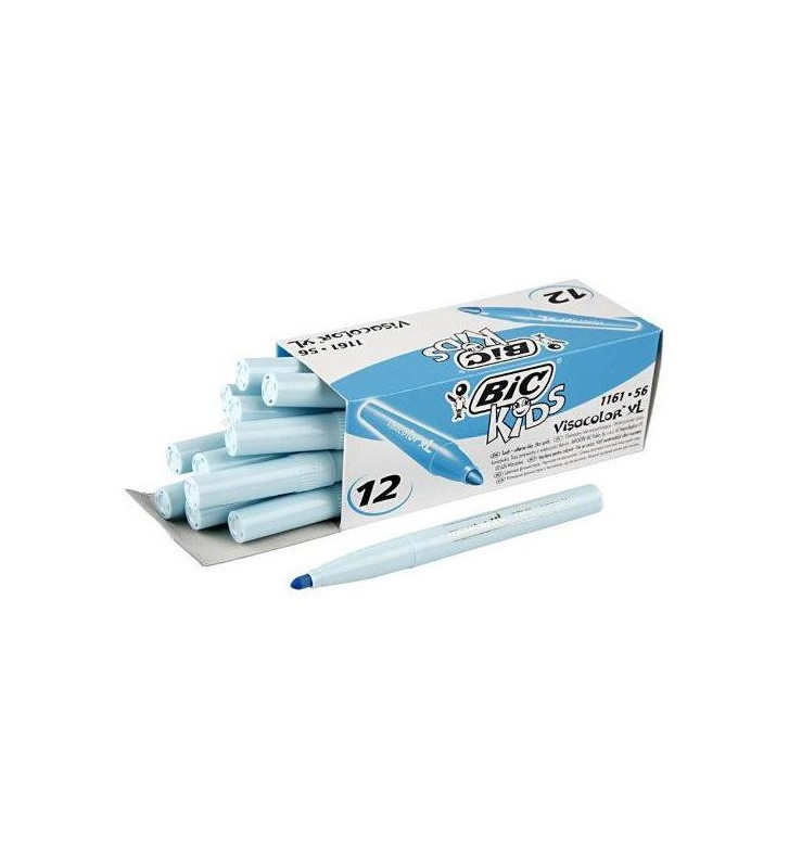 Boîte de 12 feutres de coloriage KIDS VISACOLOR XL Bleu Ciel