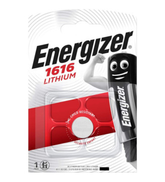 Blister de 1 pile lithium calculatrices/photo CR1616 3V