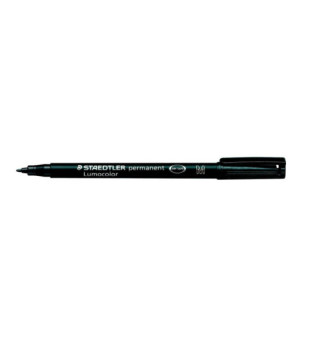 Marqueur permanent Lumocolor 317M Pointe 1 mm Noir