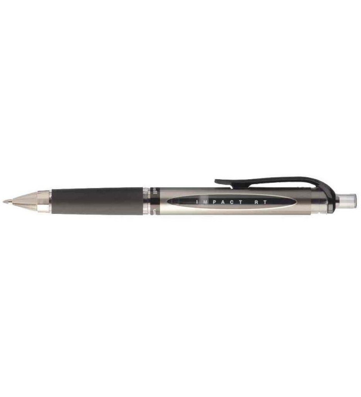 Roller encre gel Impact Signo Broad UMN152/10S pointe large 1mm noir