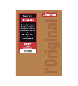Original Agenda Scolaire l'Etudiant Journalier 15x20cm 352p Couv PVC beige