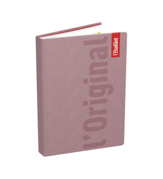 Original Agenda Scolaire l'Etudiant Journalier 15x20cm 352p Couv PVC rose