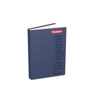 Original Agenda Scolaire l'Etudiant Journalier 15x20cm 352p Couv PVC bleu