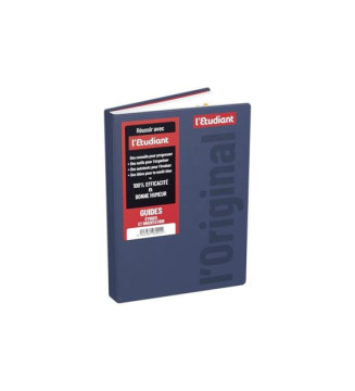 Original Agenda Scolaire l'Etudiant Journalier 15x20cm 352p Couv PVC bleu