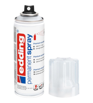 Spray Permanent 5200 Vernis Brillant 200ml, Fixe et Proyège la Peinture