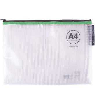 Pochette Zipper Bag A4 Coloris Aléatoire