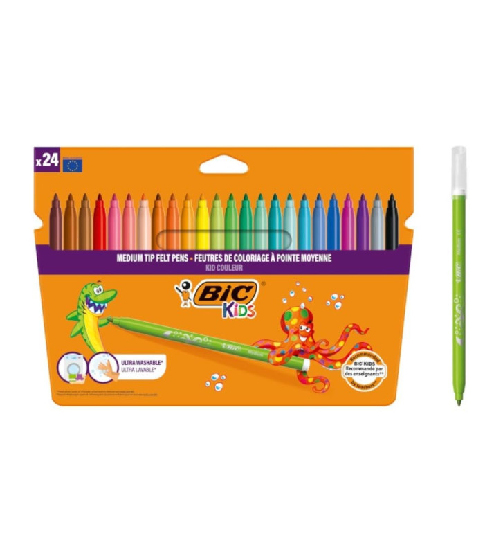 Etui de 24 feutres KIDS COULEUR Pte Moy. bloquée 24 couleurs