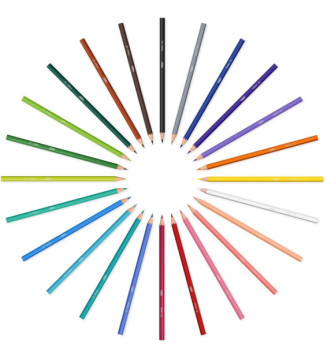 Etui lot de 24 crayons de couleur KIDS TROPICOLORS