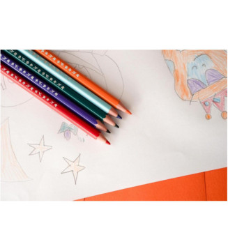 Etui lot de 24 crayons de couleur KIDS TROPICOLORS
