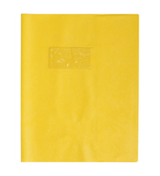 Protège-cahier 20/100ème 17x22 jaune soleil